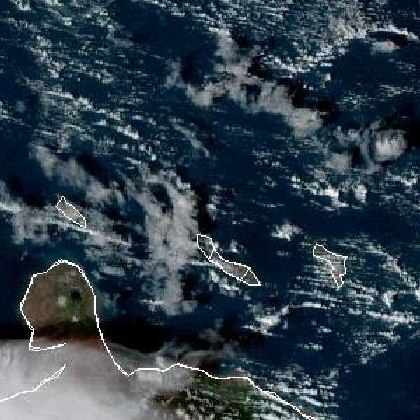 météo tropicale : Image satellite .