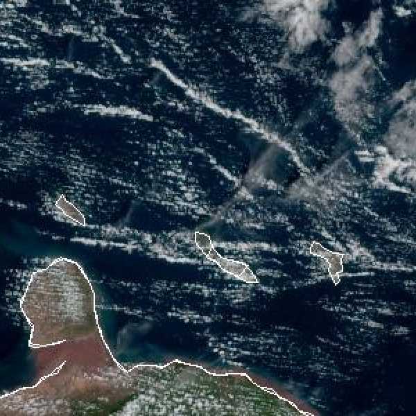 météo tropicale : Image satellite .