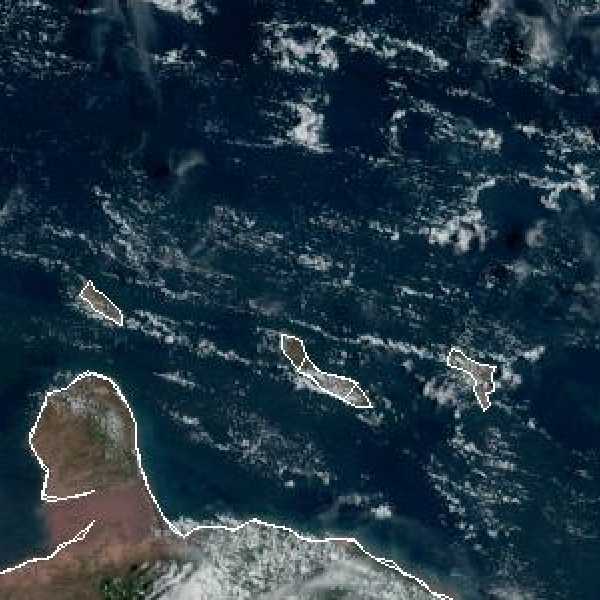 météo tropicale : Image satellite .