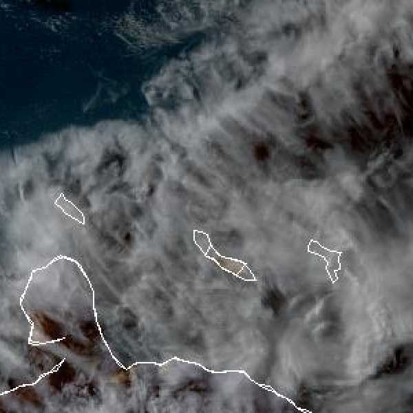 météo tropicale : Image satellite .