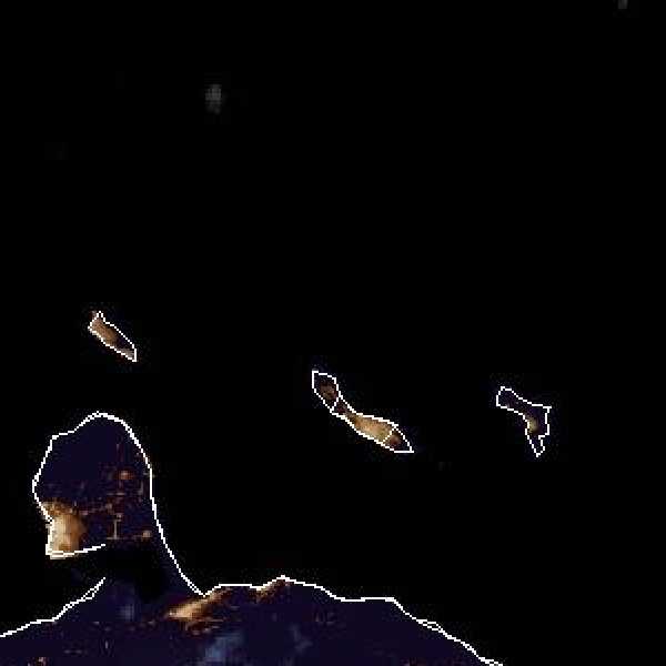 météo tropicale : Image satellite .