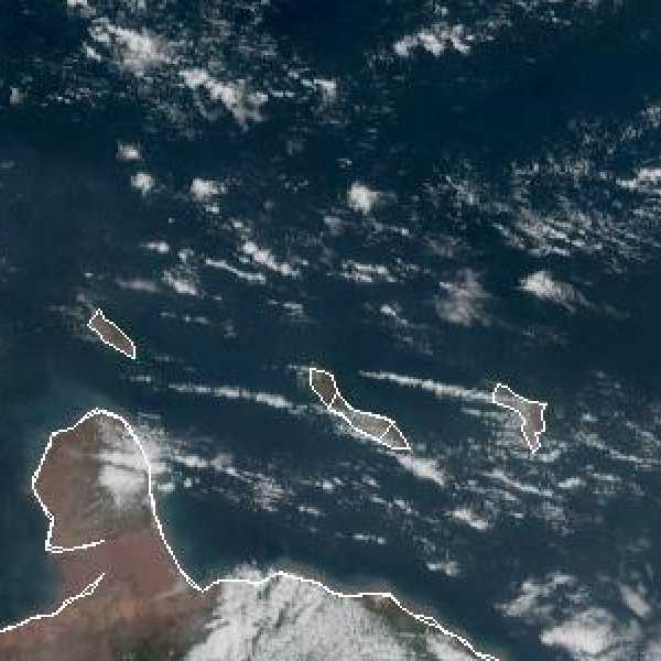 météo tropicale : Image satellite .