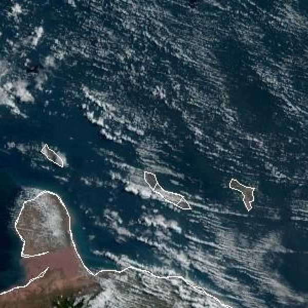 météo tropicale : Image satellite .