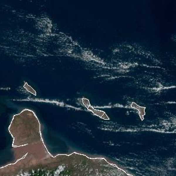 météo tropicale : Image satellite .