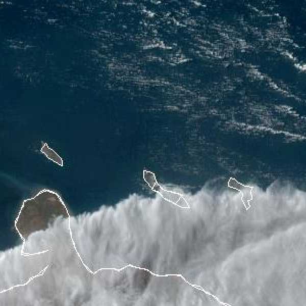 météo tropicale : Image satellite .