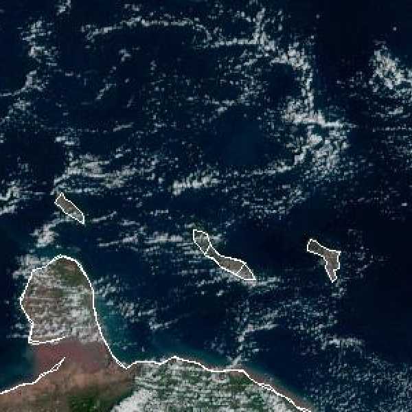 météo tropicale : Image satellite .