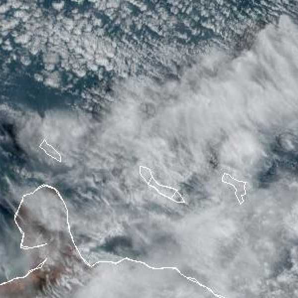 météo tropicale : Image satellite .