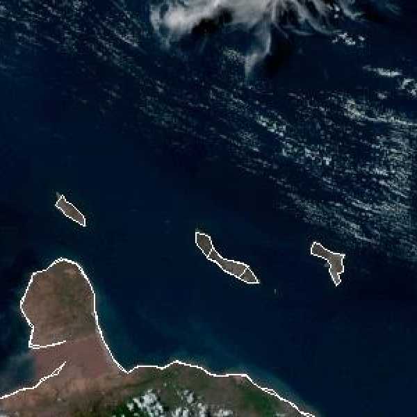météo tropicale : Image satellite .