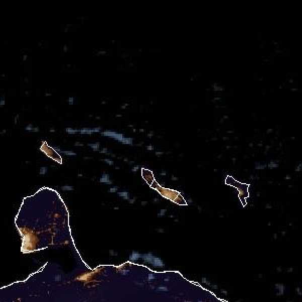 météo tropicale : Image satellite .