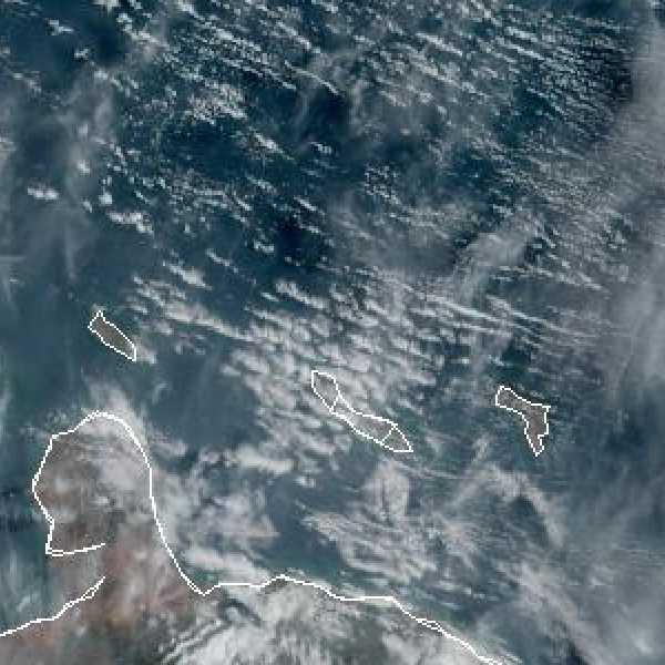 météo tropicale : Image satellite .