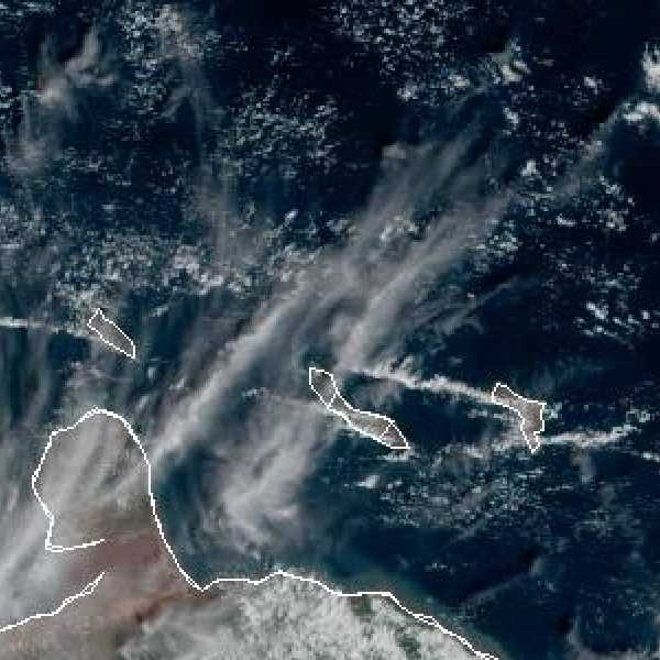 météo tropicale : Image satellite .