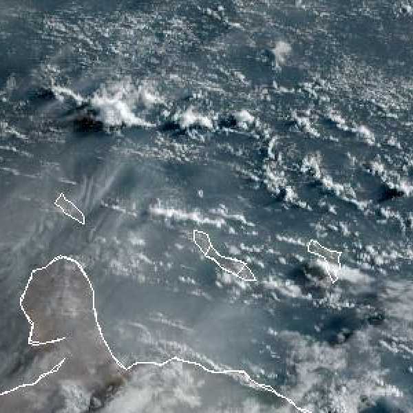 météo tropicale : Image satellite .