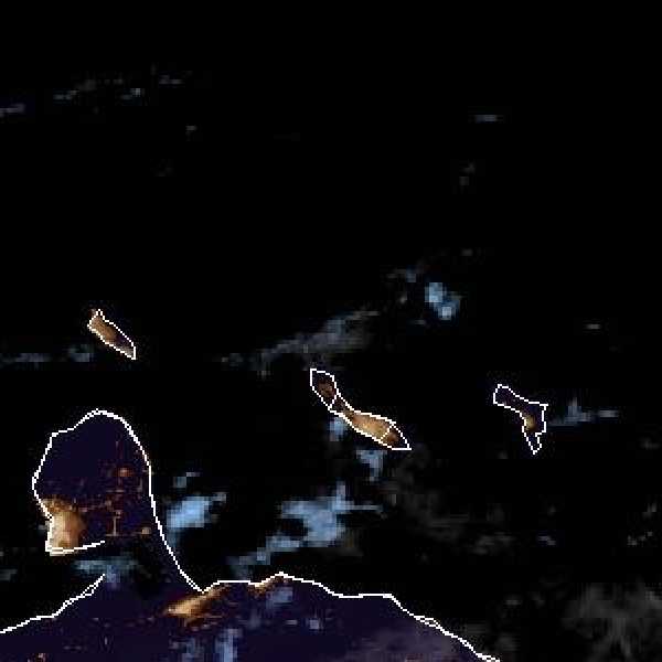 météo tropicale : Image satellite .