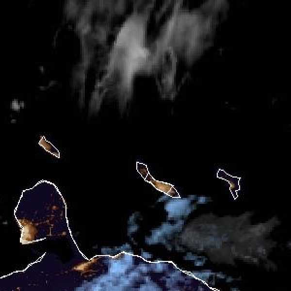 météo tropicale : Image satellite .