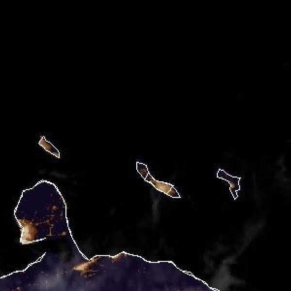 météo tropicale : Image satellite .