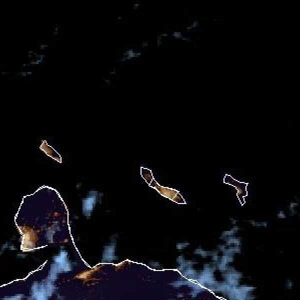 météo tropicale : Image satellite .