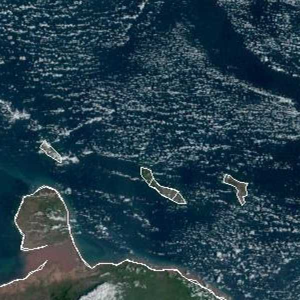 météo tropicale : Image satellite .