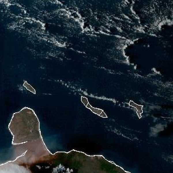 météo tropicale : Image satellite .