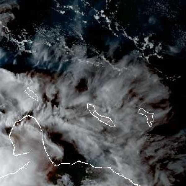 météo tropicale : Image satellite .
