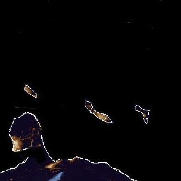 météo tropicale : Image satellite .