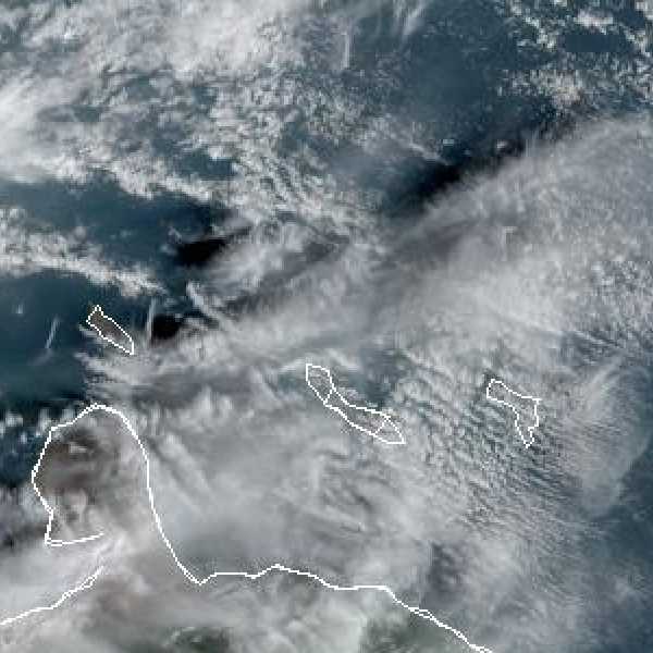 météo tropicale : Image satellite .