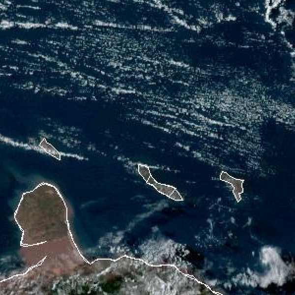 météo tropicale : Image satellite .