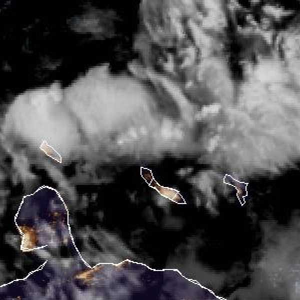 météo tropicale : Image satellite .