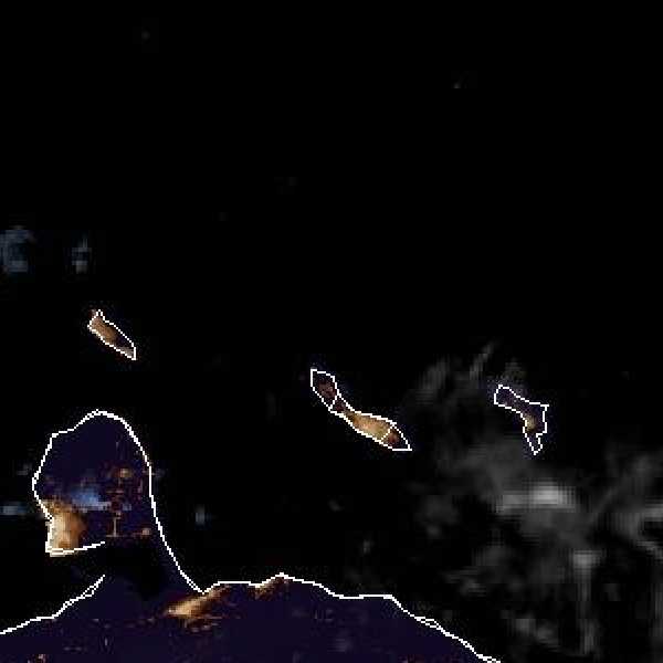 météo tropicale : Image satellite .