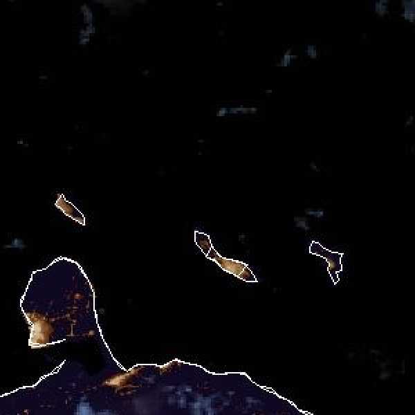 météo tropicale : Image satellite .