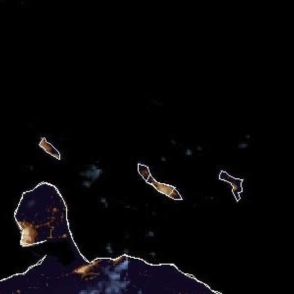 météo tropicale : Image satellite .