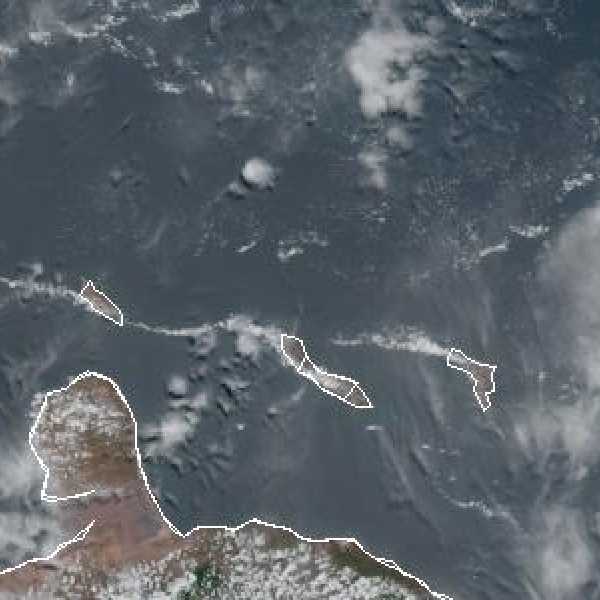 météo tropicale : Image satellite .