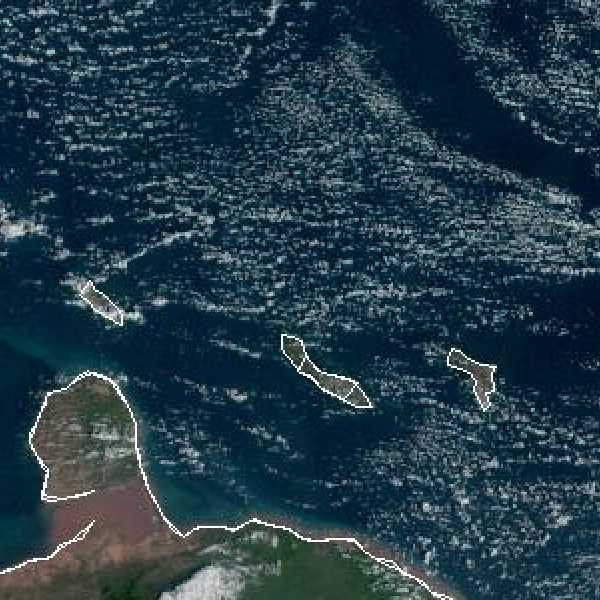 météo tropicale : Image satellite .