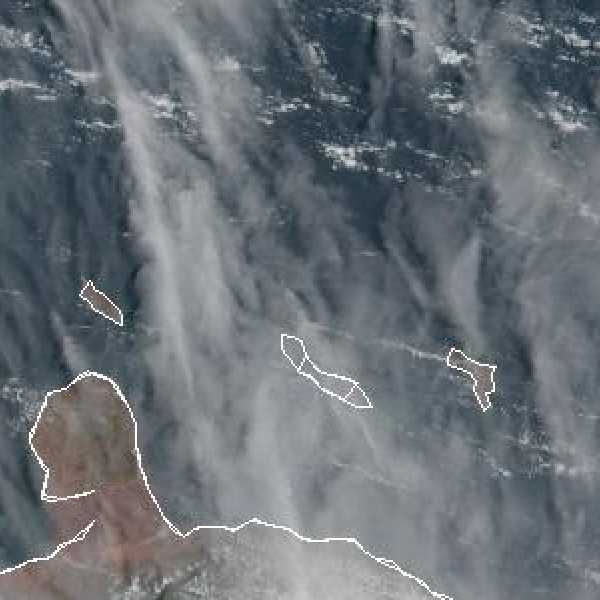 météo tropicale : Image satellite .