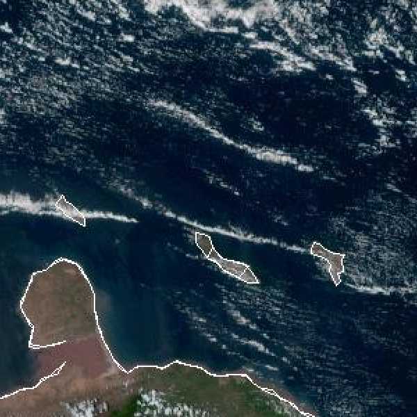 météo tropicale : Image satellite .
