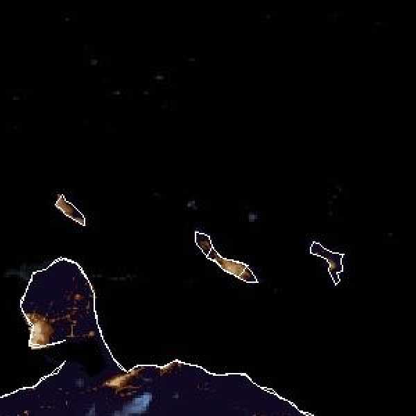 météo tropicale : Image satellite .