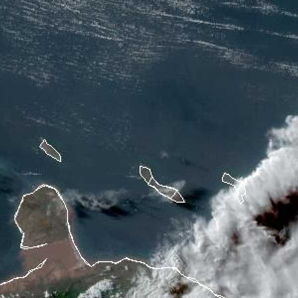 météo tropicale : Image satellite .