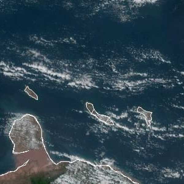 météo tropicale : Image satellite .