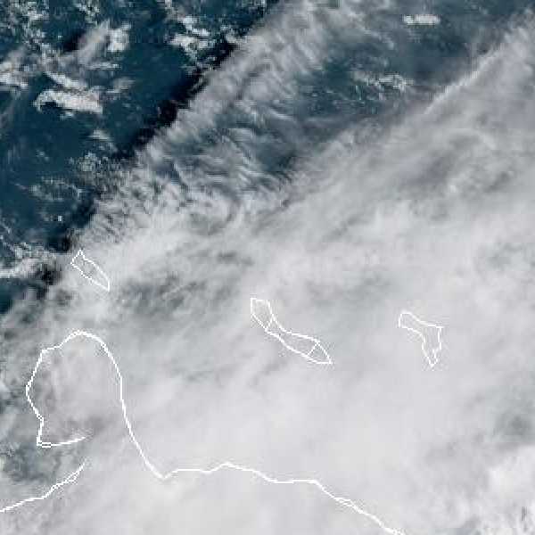 météo tropicale : Image satellite .