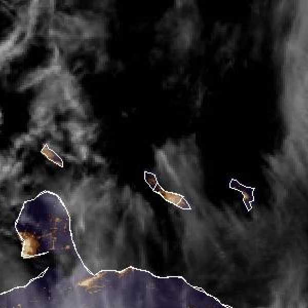 météo tropicale : Image satellite .