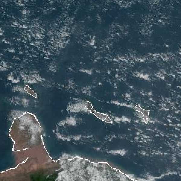 météo tropicale : Image satellite .