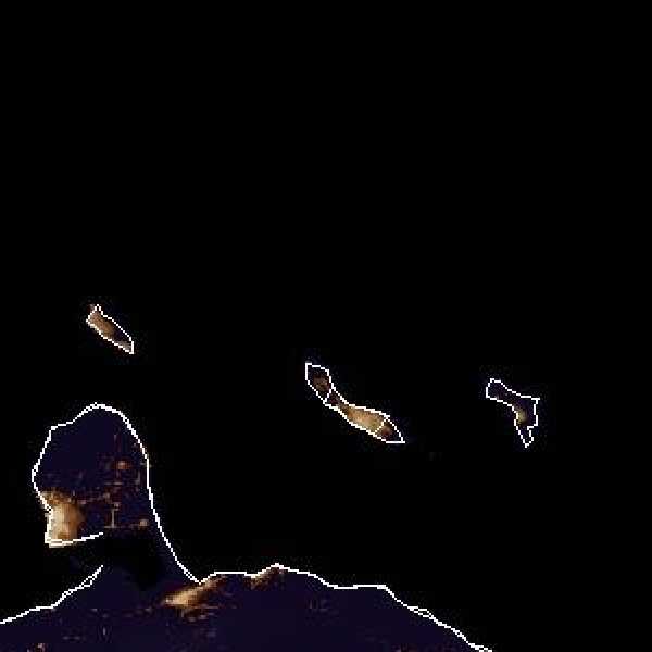 météo tropicale : Image satellite .