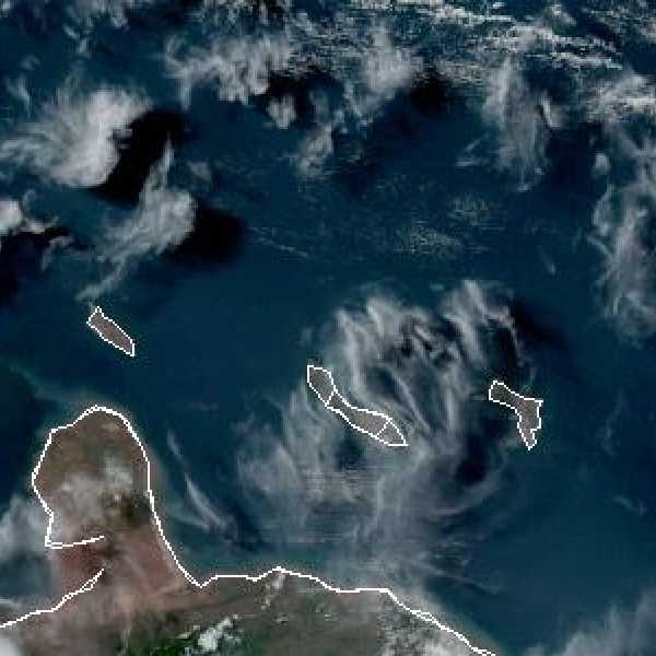 météo tropicale : Image satellite .