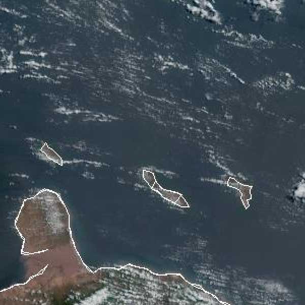 météo tropicale : Image satellite .