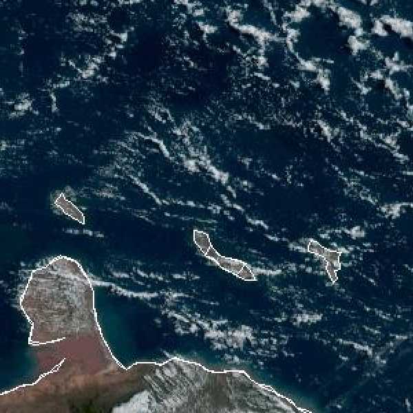 météo tropicale : Image satellite .