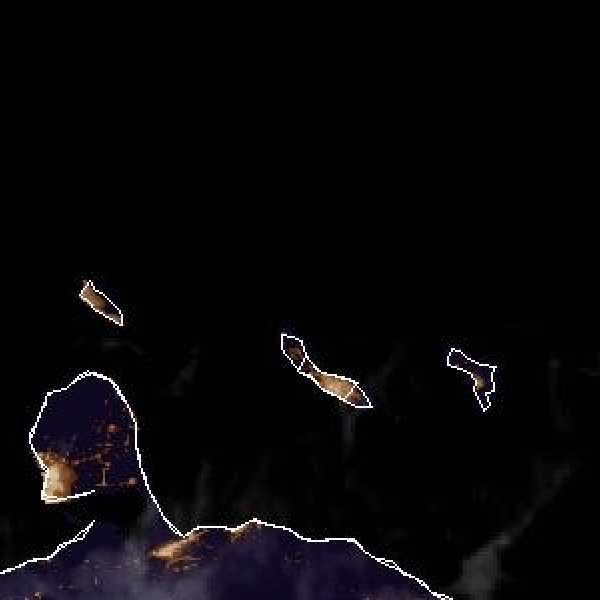 météo tropicale : Image satellite .