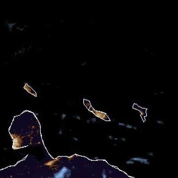 météo tropicale : Image satellite .