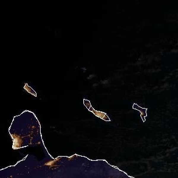 météo tropicale : Image satellite .