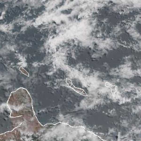 météo tropicale : Image satellite .