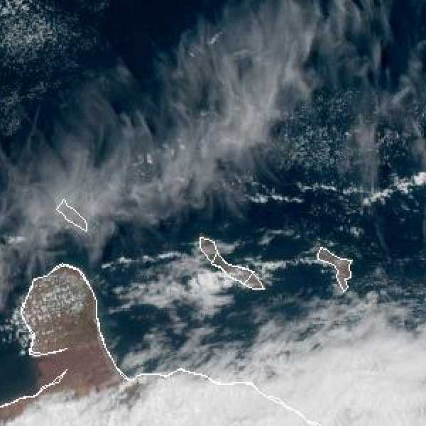 météo tropicale : Image satellite .