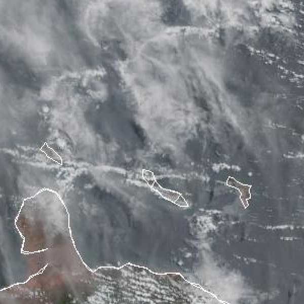 météo tropicale : Image satellite .